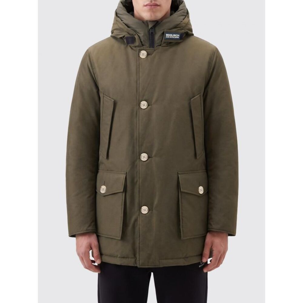 Woolrich Men Woolrich Arctic Technical Fabric Parka With Padded Hood